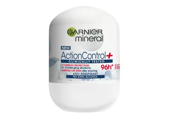 Deodorant antiperspirant roll-on pentru femei Garnier Mineral Action Control Clinically Tested, 50 ml