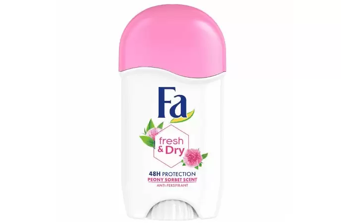 Deodorant stick antiperspirant cu parfum de bujori Fa Fresh & Dry, 50 ml
