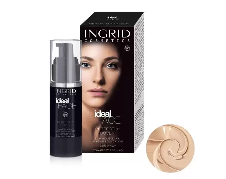  INGRID Cosmetics - Fond de ten Ideal Face Mix, nuanta 015, 35 ml
