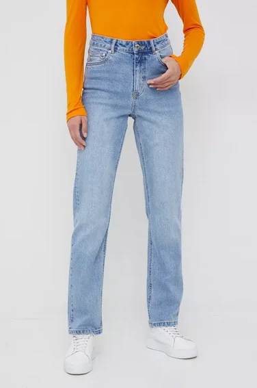 Vero Moda - jeansi dama drepti cu taie inalta